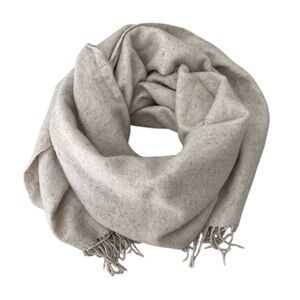 Madewell Beige Wool Blanket Scarf
